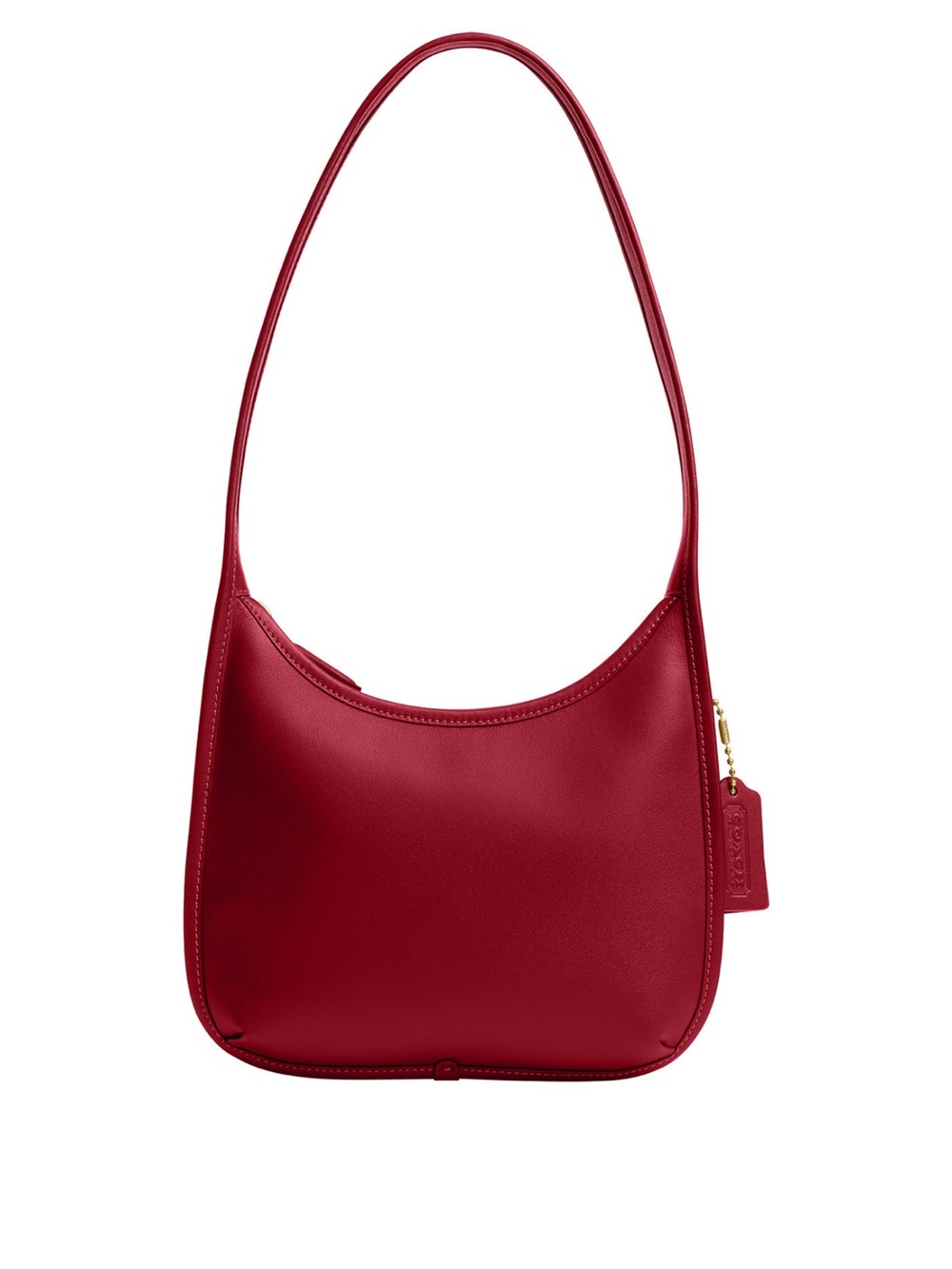 Coach Curve Zip Glovetanned Leather Shoulder Bag with NWT